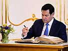 Americký ministr zahrani�í Marco Rubio nav�tívil Slovensko. (15. února 2026)