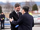Americký ministr zahrani�í Marco Rubio nav�tívil Slovensko. (15. února 2026)