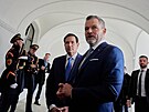 Americký ministr zahrani�í Marco Rubio nav�tívil Slovensko. (15. února 2026)