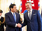 Americký ministr zahrani�í Marco Rubio nav�tívil Slovensko. (15. února 2026)