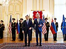 Americký ministr zahrani�í Marco Rubio nav�tívil Slovensko. (15. února 2026)