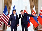 Americký ministr zahrani�í Marco Rubio nav�tívil Slovensko. (15. února 2026)