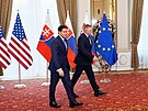 Americký ministr zahrani�í Marco Rubio nav�tívil Slovensko. (15. února 2026)