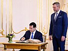 Americký ministr zahrani�í Marco Rubio nav�tívil Slovensko. (15. února 2026)