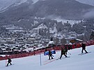 Aktuální po�así v ly�a�ském st�edisku Stelvio, Bormio. Sn�ení a mlha p�ed...