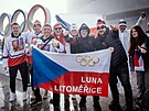 Fanou�ci p�ed zápasem se �výcarskem (15. února 2026)