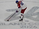 Hokejový zápas skupiny A �esko � �výcarsko. Tomá� Hertl. (15. února 2026)