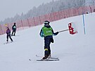 Po�así komplikuje i druhé kolo slalomu mu��. (16. února 2026)