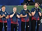 Lukas Klíma z  Marek �ernovský, Martin Jurík a Lukas Klípa z �eské republiky...