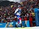 �eský závodník Vít�zslav Hornig b�hem individuálního závodu mu�� na 20...