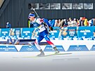 Mikulá� Karlík na trati stíhacího závodu v Anterselv�. (15. února 2026)