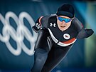 Martina Sáblíková jedoucí závod na 5000 metr�. (12. února 2026)