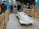 Na olympijském festivalu v �eských Bud�jovicích si mohou náv�t�vníci vyzkou�et...