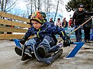 Na olympijském festivalu v �eských Bud�jovicích si mohou náv�t�vníci vyzkou�et...