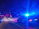 Na chrudimském sídli�ti zasahovali záchraná�i i policisté. (10. února 2026)
