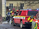V areálu psychiatrické nemocnice v pra�ských Bohnicích ho�elo. (18. února 2026)