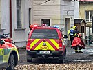 V areálu psychiatrické nemocnice v pra�ských Bohnicích ho�elo. (18. února 2026)