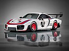 Porsche 935 si bylo mo�né objednat i v ikonických barvách Martini. 