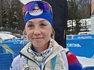 Biatlonistka Tereza Voborníková s olympijskými odzná�ky