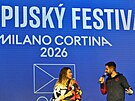 St�íbrná olympioni�ka a snowboardistka Eva Adamczyková dorazila v úterý na...