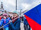 Demonstrace na podporu prezidenta Petra Pavla v Hradci Králové (15. února 2026)
