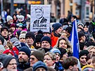 Demonstrace na podporu prezidenta Petra Pavla v Hradci Králové (15. února 2026)