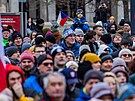Demonstrace na podporu prezidenta Petra Pavla v Hradci Králové (15. února 2026)
