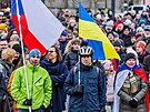 Demonstrace na podporu prezidenta Petra Pavla v Hradci Králové (15. února 2026)