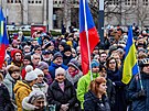 Demonstrace na podporu prezidenta Petra Pavla v Hradci Králové (15. února 2026)