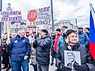 Demonstrace na podporu prezidenta Petra Pavla v Hradci Králové (15. února 2026)