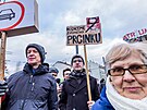 Demonstrace na podporu prezidenta Petra Pavla v Hradci Králové (15. února 2026)