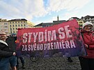 V Ústí nad Labem se se�la zhruba tisícovka ú�astník� manifestace na podporu...