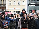 V Ústí nad Labem se se�la zhruba tisícovka ú�astník� manifestace na podporu...