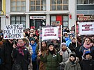 V Ústí nad Labem se se�la zhruba tisícovka ú�astník� manifestace na podporu...