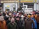 V Ústí nad Labem se se�la zhruba tisícovka ú�astník� manifestace na podporu...