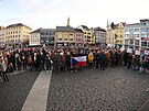 V Ústí nad Labem se se�la zhruba tisícovka ú�astník� manifestace na podporu...