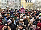 Demonstrace Milionu chvilek na podporu prezidenta Petra Pavla v Ostrav� (15....
