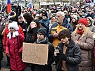 Demonstrace Milionu chvilek na podporu prezidenta Petra Pavla v Ostrav� (15....