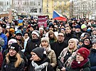 Demonstrace Milionu chvilek na podporu prezidenta Petra Pavla v Ostrav� (15....