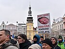 Demonstrace Milionu chvilek na podporu prezidenta Petra Pavla v Ostrav� (15....