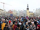 Demonstrace Milionu chvilek na podporu prezidenta Petra Pavla v Ostrav� (15....