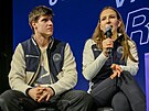 Curle�i Julie Zelingrová a Vít Chabi�ovský jako hosté bud�jovického...