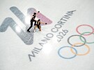 Camille Kovalevová a Pavel Kovalev z Francie sout�í v programu krasobruslení...
