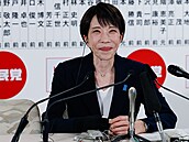 Japonská premiérka Sanae Takai�ová, p�edsedkyn� vládní Liberáln� demokratické...