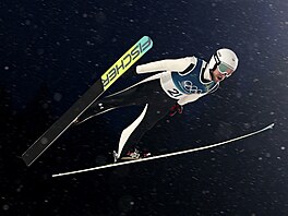 Roman Koudelka b�hem zku�ebního kola p�ed závodem na velkém m�stku