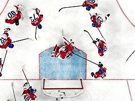 Hokejový zápas skupiny A �esko � �výcarsko. (15. února 2026)