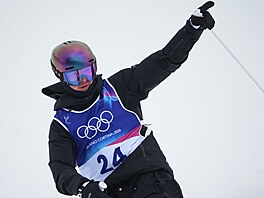 Matyá� Kroupa v akci b�hem kvalifikace mu�� v boulích. (10. února 2026)