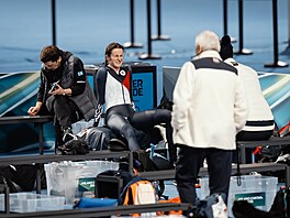 Martina Sáblíková vyrazila na trénink p�ed olympijským závodem na 5 kilometr�....