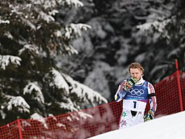 Ne��astný Atle Lie McGrath na svahu t�ko skrýval zklamání. U sjezdovky nechal...