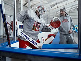 �eský tým absolvoval v Milán� trénink v kompletním slo�ení. Na snímku Luká�...